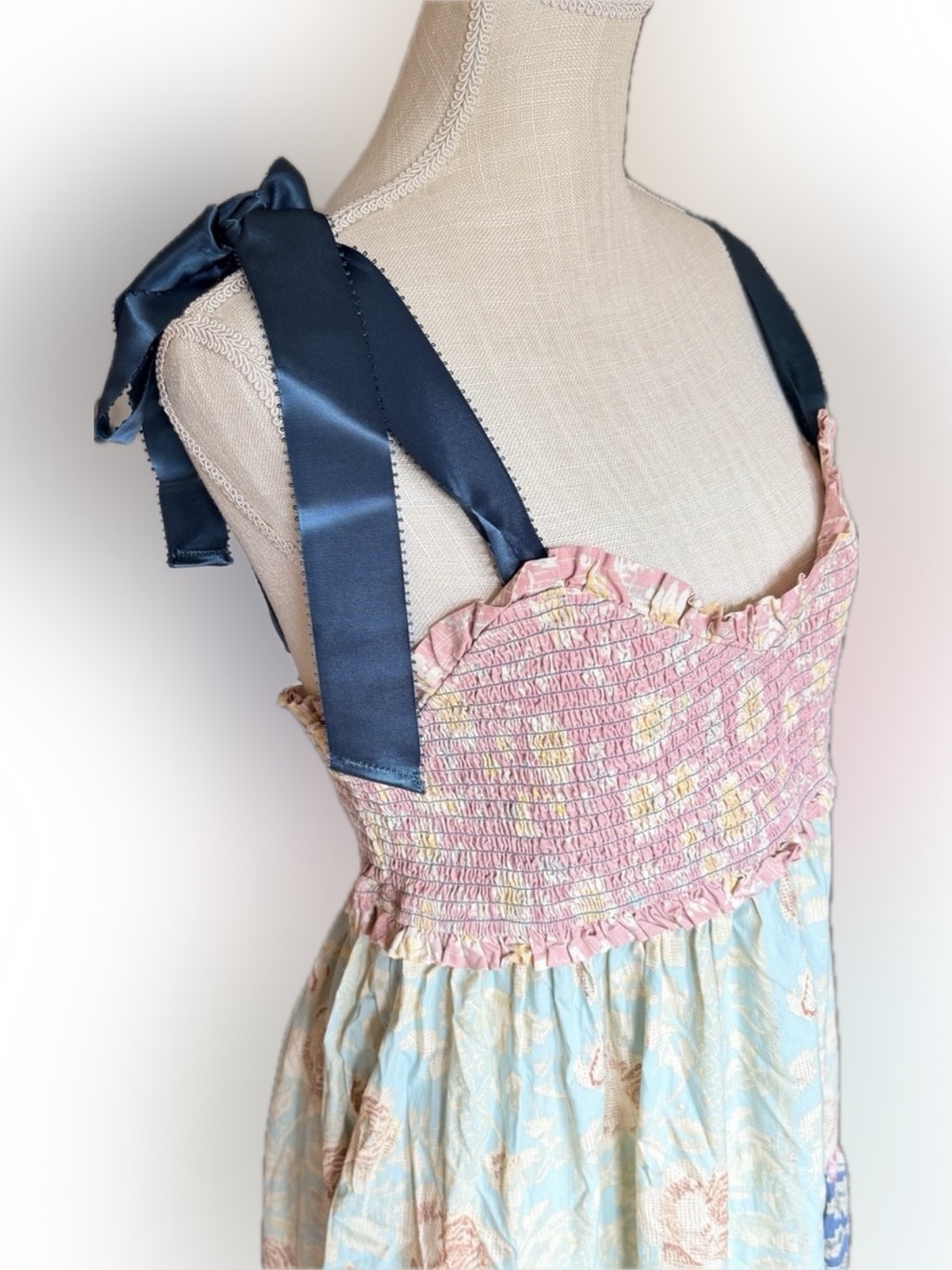 NWT Free People Bluebell Maxi Pastel Colors XL - Picture 4 of 4